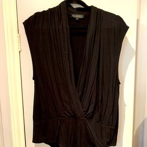 The plunge! Deep V bodysuit by ELOQUII size 16 with snaps to secure. So sexy!